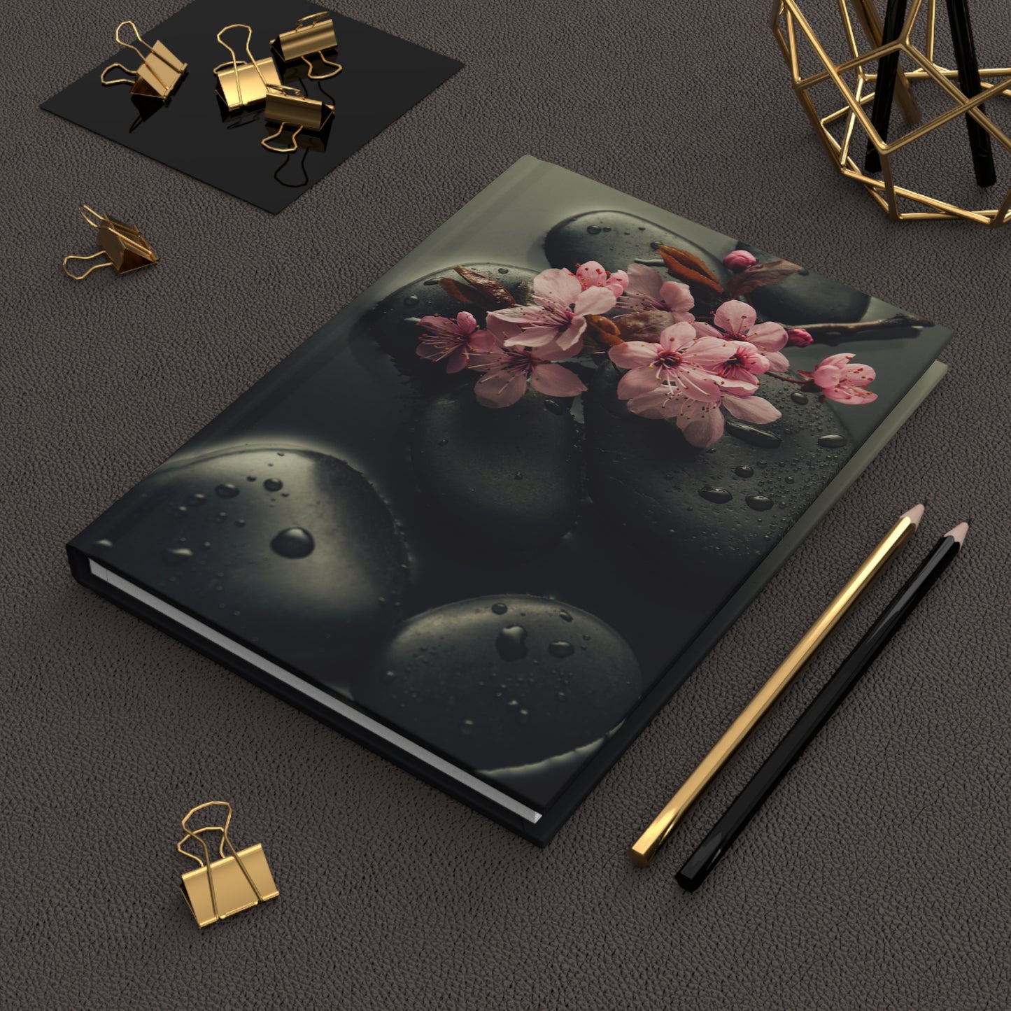 Water Stones Daily Journal - Hardcover - Your Ultimate Companion for Planning, Reflection, and Personal Growth