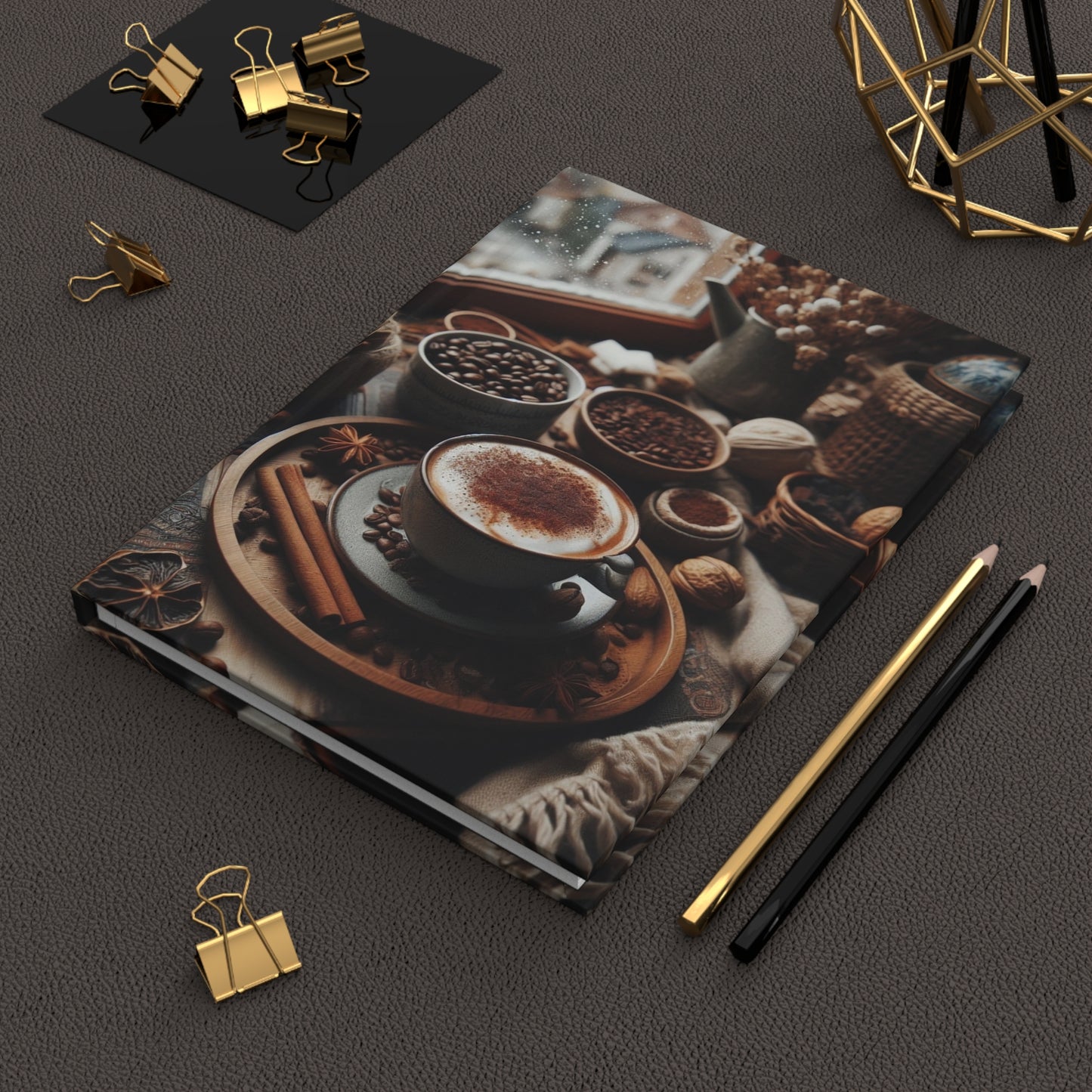 Cinnamon & Coffee Hardcover Journal