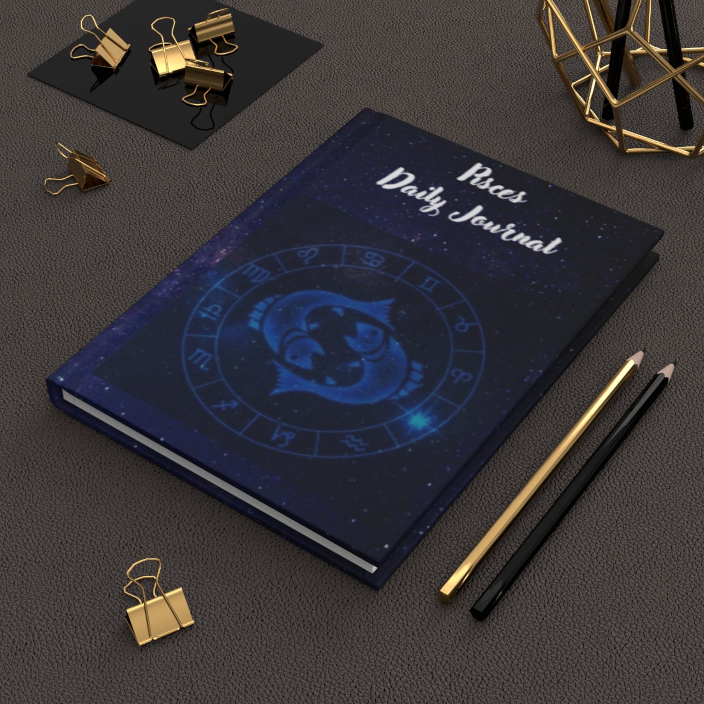 Pisces Daily Journal - Hardcover - Your Ultimate Companion for Planning, Reflection, and Personal Growth
