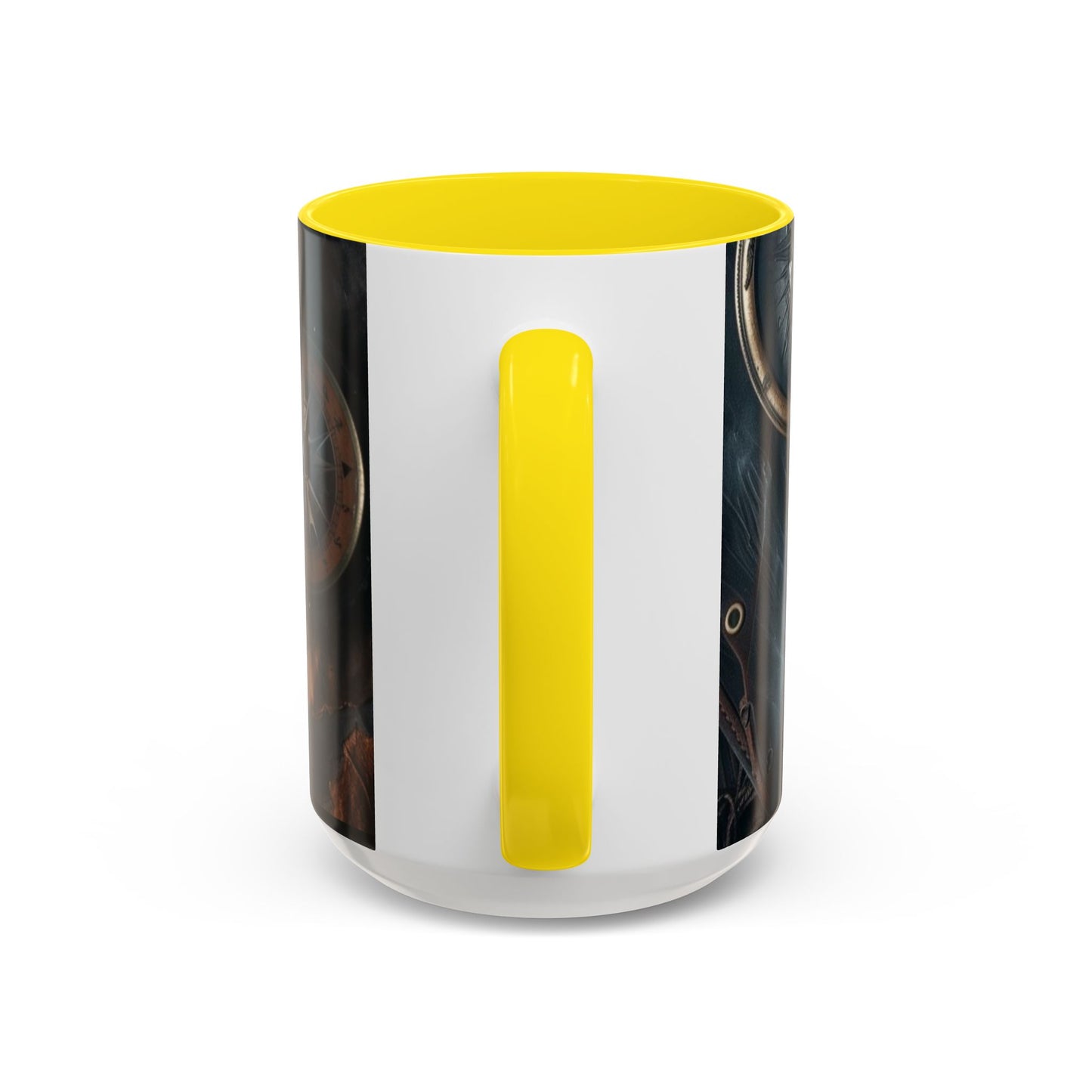 Compasses and Map Themed Coffee Mug, Traveler Gift, Adventure Mug, Wanderlust Mug, Explorer Cup, Camping Mug, Unique Map Mug