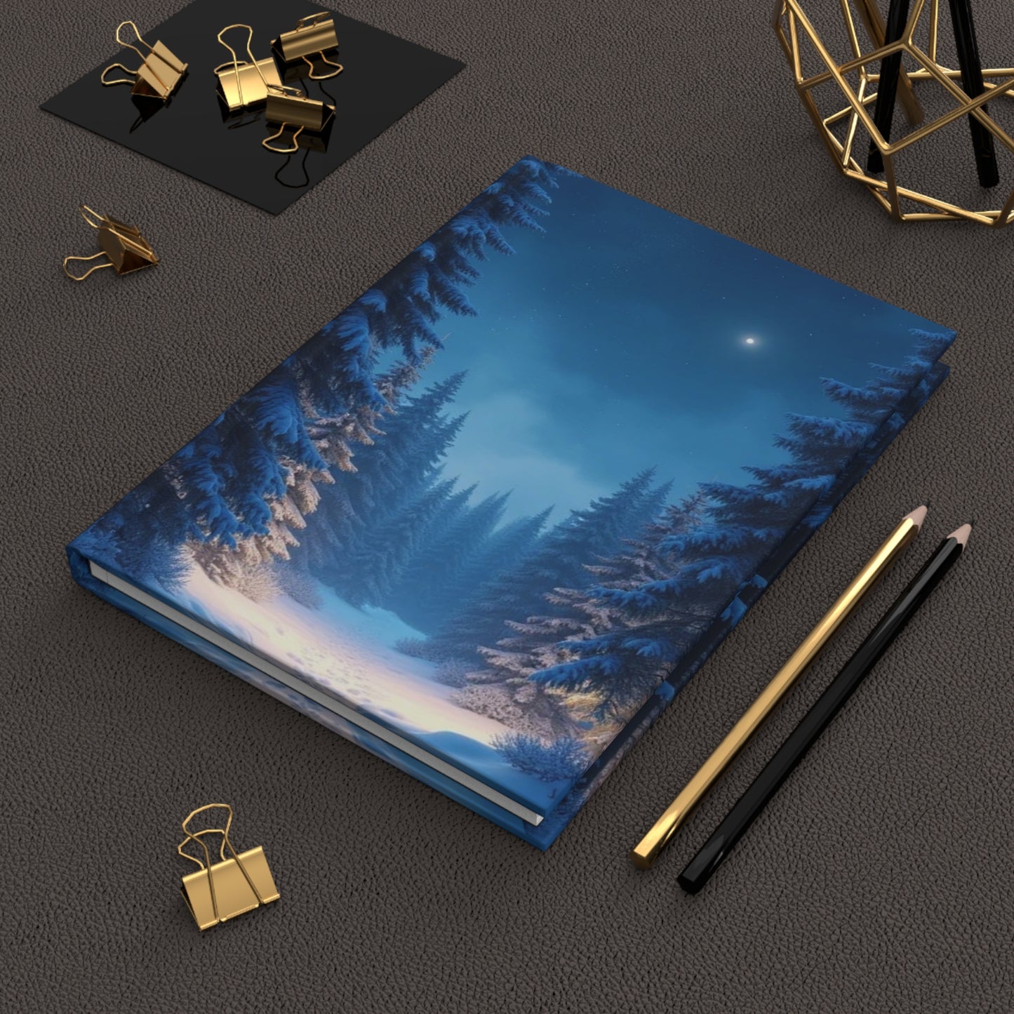 North Star Winter Daily Journal — Hardcover Planner & Notebook