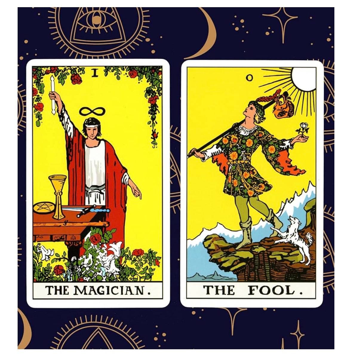 78 Original Tarot Cards Deck with Guide Book for Beginners - (Mystic Purple)