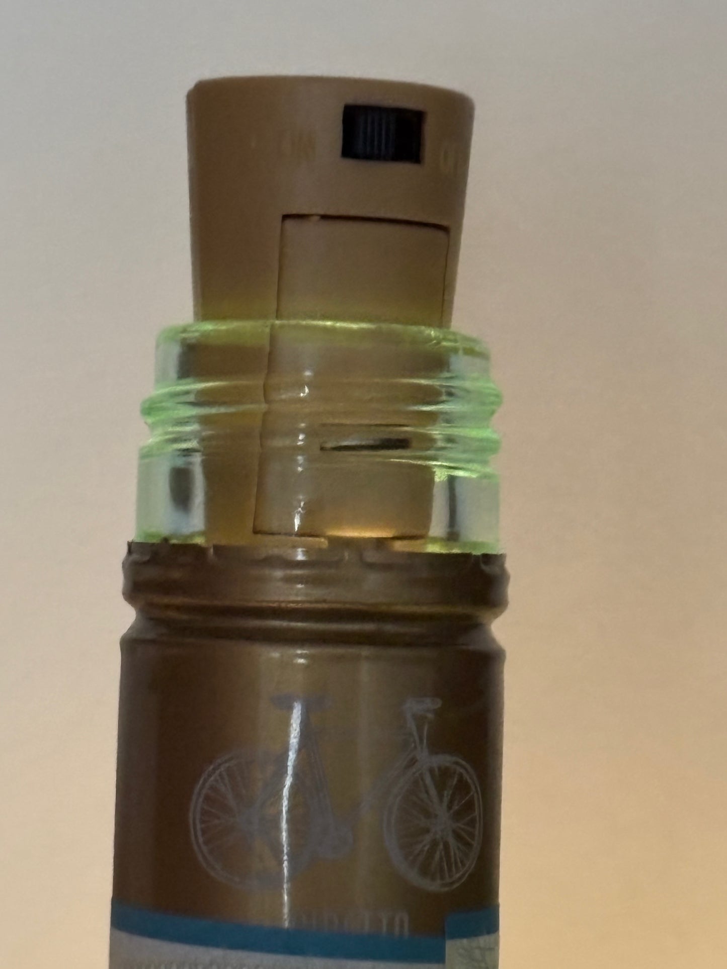 Frosted Wine Bottle Light Giretto Bicycle