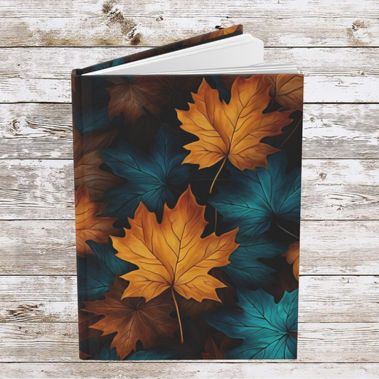 Blue and Orange Fall Leaves Hardcover - Your Ultimate Companion for Planning, Reflection, and Personal Growth
