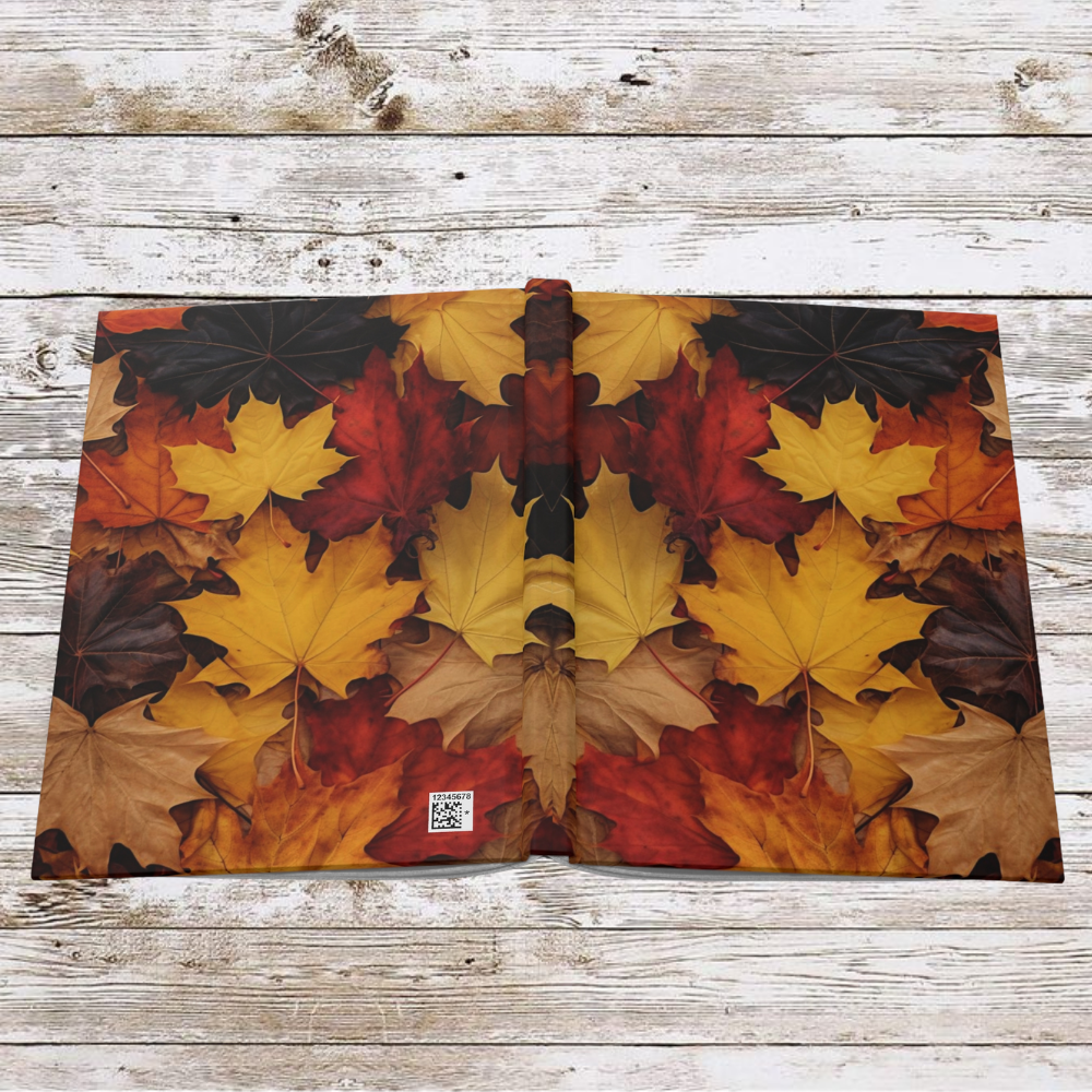 Fall Leaf Collage Daily Journal - Hardcover - Your Ultimate Companion for Planning, Reflection, and Personal Growth