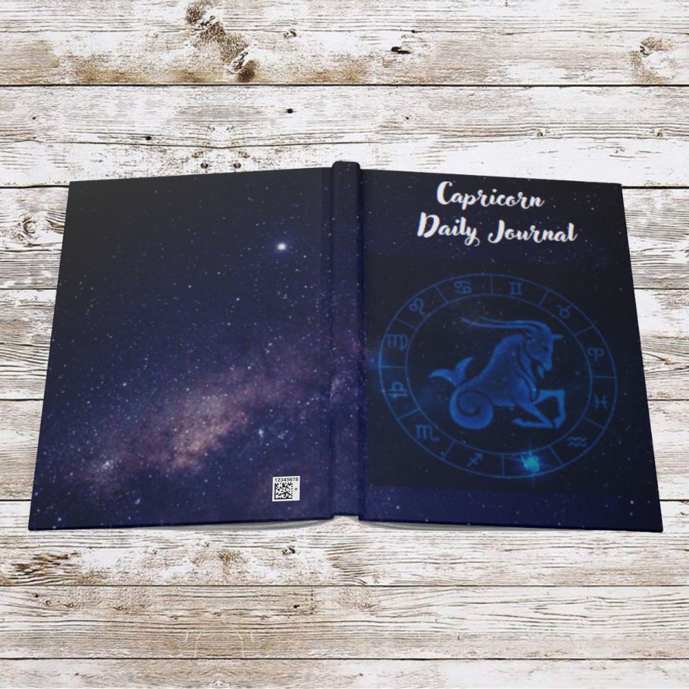 Capricorn Daily Journal - Hardcover - Your Ultimate Companion for Planning, Reflection, and Personal Growth