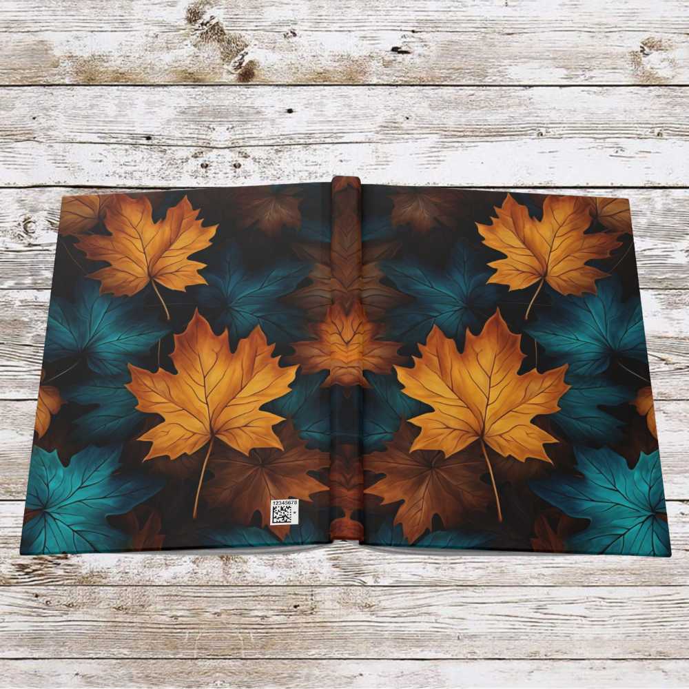 Blue and Orange Fall Leaves Hardcover - Your Ultimate Companion for Planning, Reflection, and Personal Growth