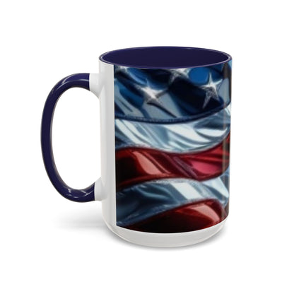 USA Flag Coffee Mug | Perfect Gift for Patriots, Home Decor, Father's Day, Coffee Lovers, Art Enthusiasts