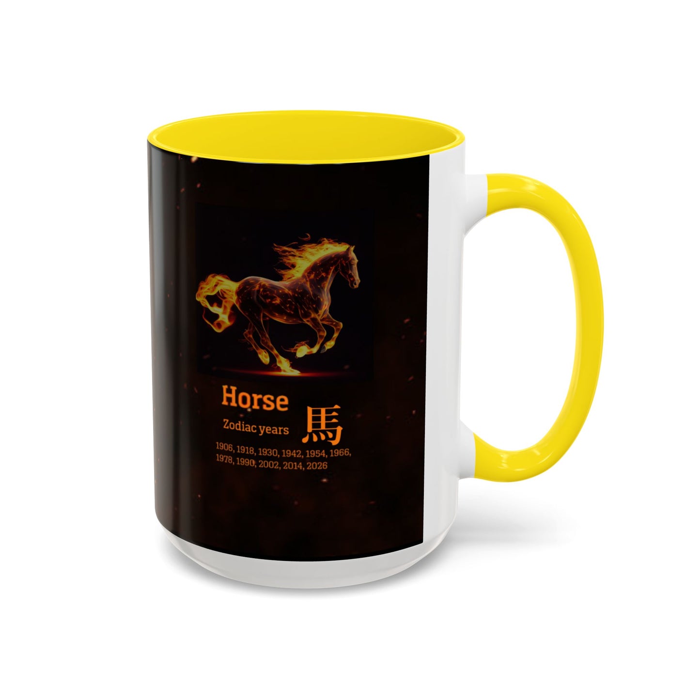Chinese Zodiac 2026 Year of the Fire Horse Coffee Mug