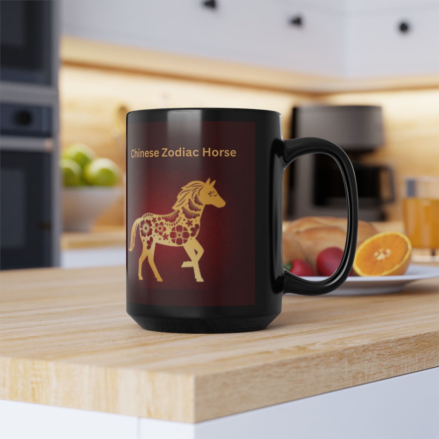 Chinese Zodiac Horse 15oz Coffee Mug — Reflection • Gratitude • Growth