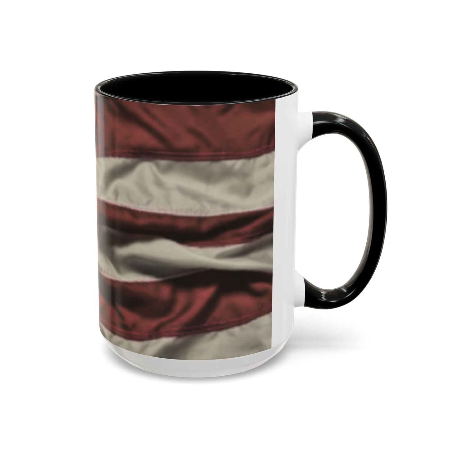 Wrinkled USA Flag Coffee Mug | Perfect Gift for Patriots, Home Decor, Father's Day, Coffee Lovers, Art Enthusiasts