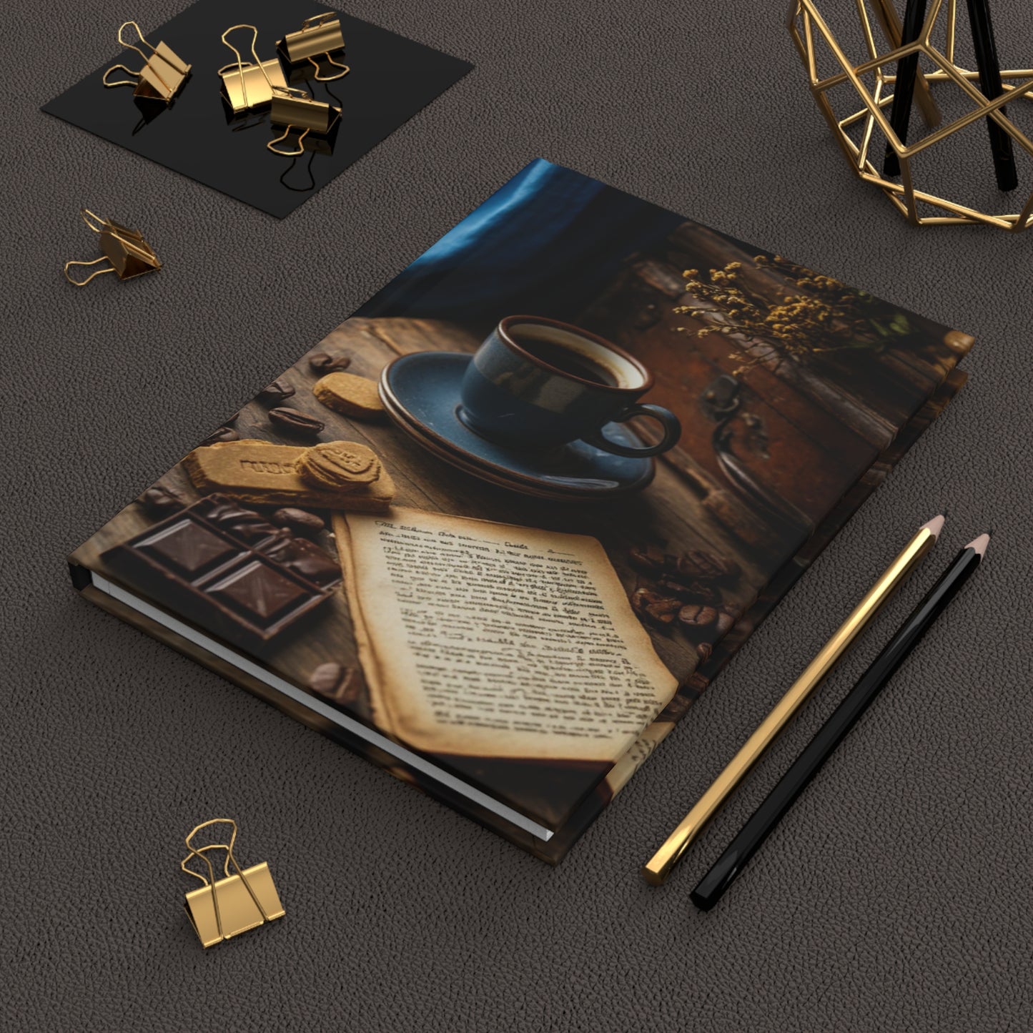 Coffee & Journal Hardcover Journal