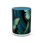 Blue Butterfly Accent Coffee Mug | Perfect Gift for Nature Lovers, Home Decor, Mother's Day, Coffee Lovers, Art Enthusiasts