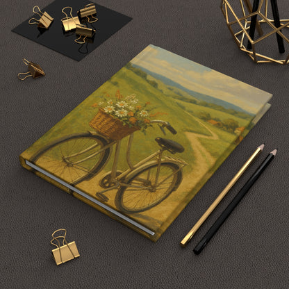 Countryside Bike Hardcover Journal — Daily Planner & Notebook
