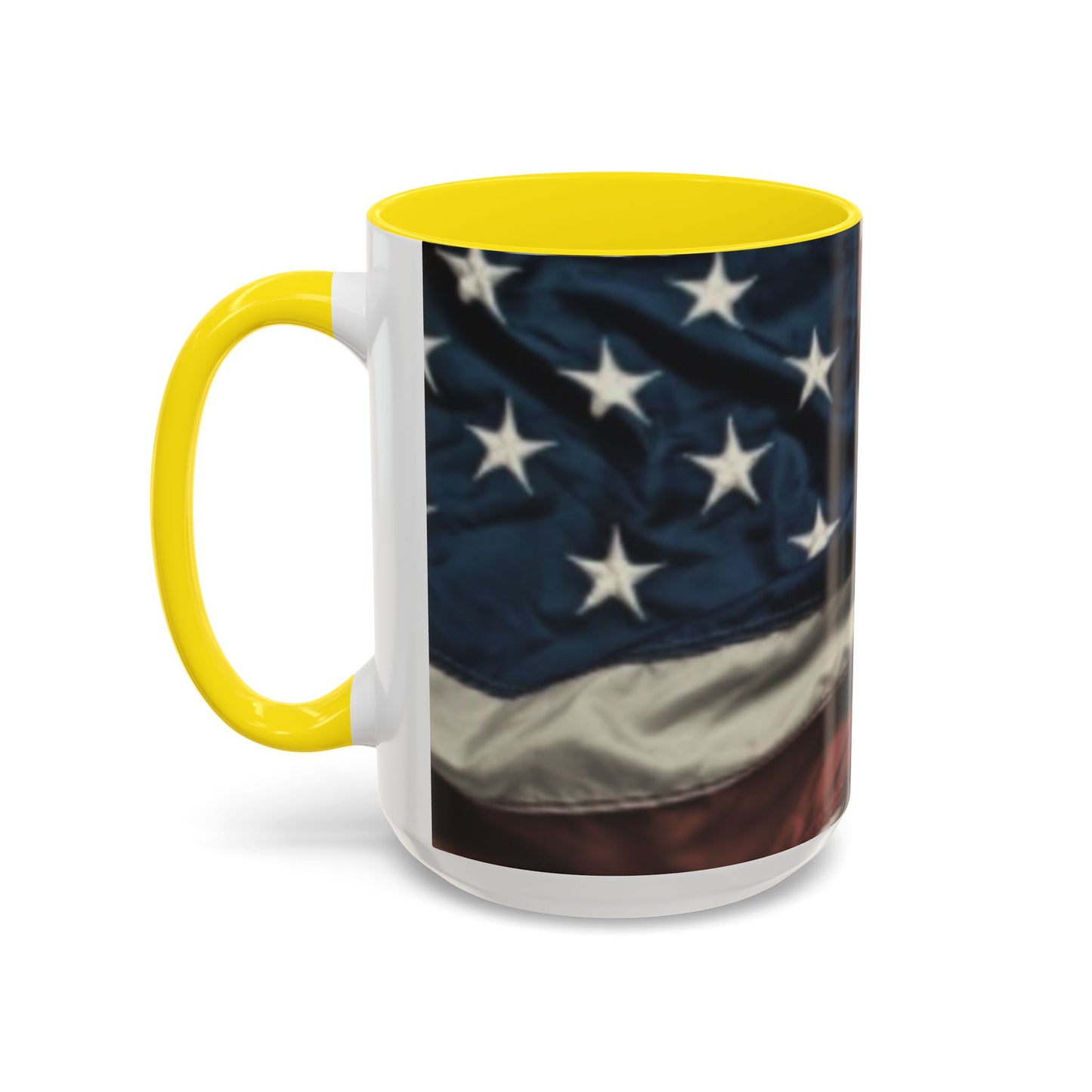 Wrinkled USA Flag Coffee Mug | Perfect Gift for Patriots, Home Decor, Father's Day, Coffee Lovers, Art Enthusiasts
