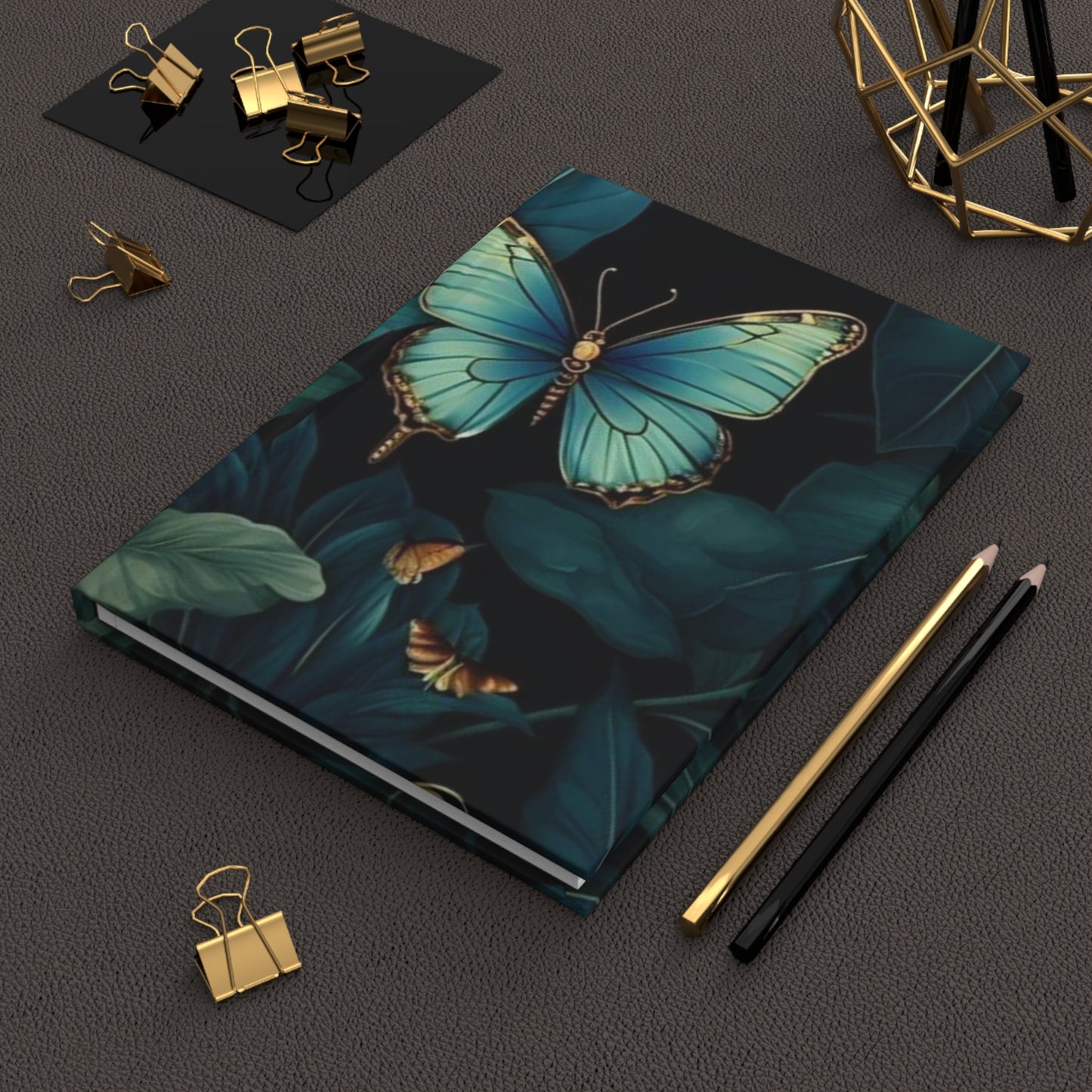 Blue Butterfly Daily Journal - Hardcover - Your Ultimate Companion for Planning, Reflection, and Personal Growth