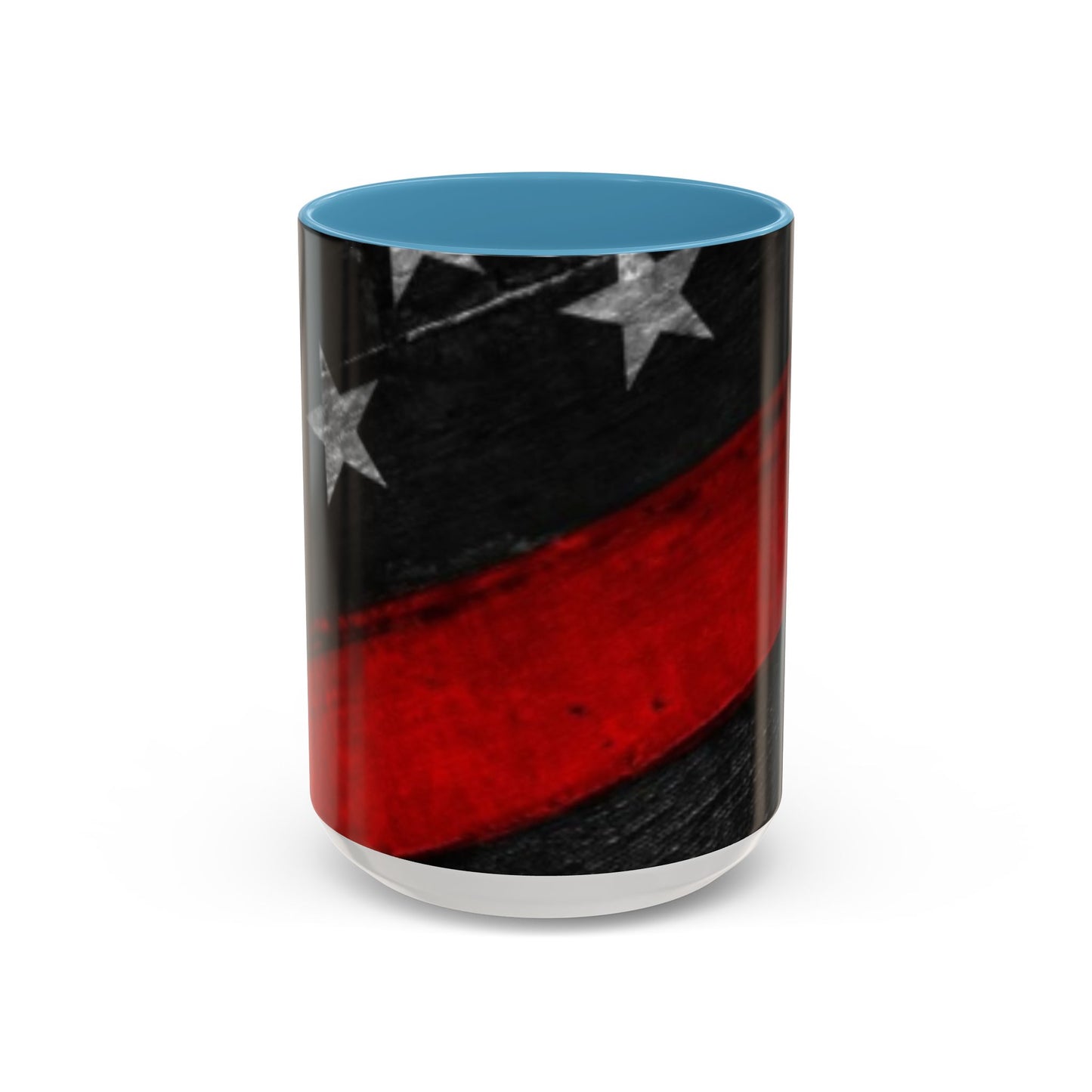 Red & Blue USA Flag Coffee Mug | Perfect Gift for Patriots, Home Decor, Father's Day, Coffee Lovers, Art Enthusiasts