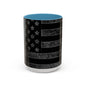 Black USA Flag Coffee Mug | Perfect Gift for Patriots, Home Decor, Father's Day, Coffee Lovers, Art Enthusiasts