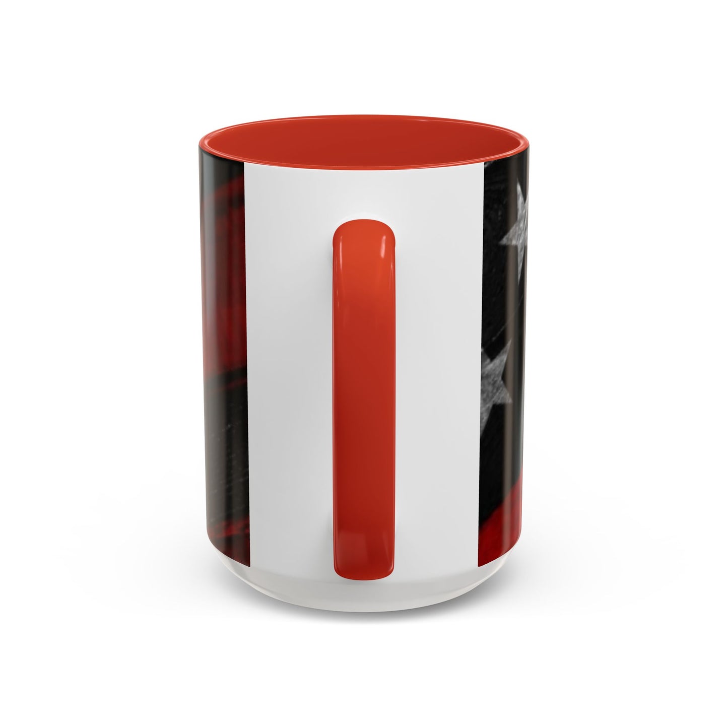 Red & Blue USA Flag Coffee Mug | Perfect Gift for Patriots, Home Decor, Father's Day, Coffee Lovers, Art Enthusiasts