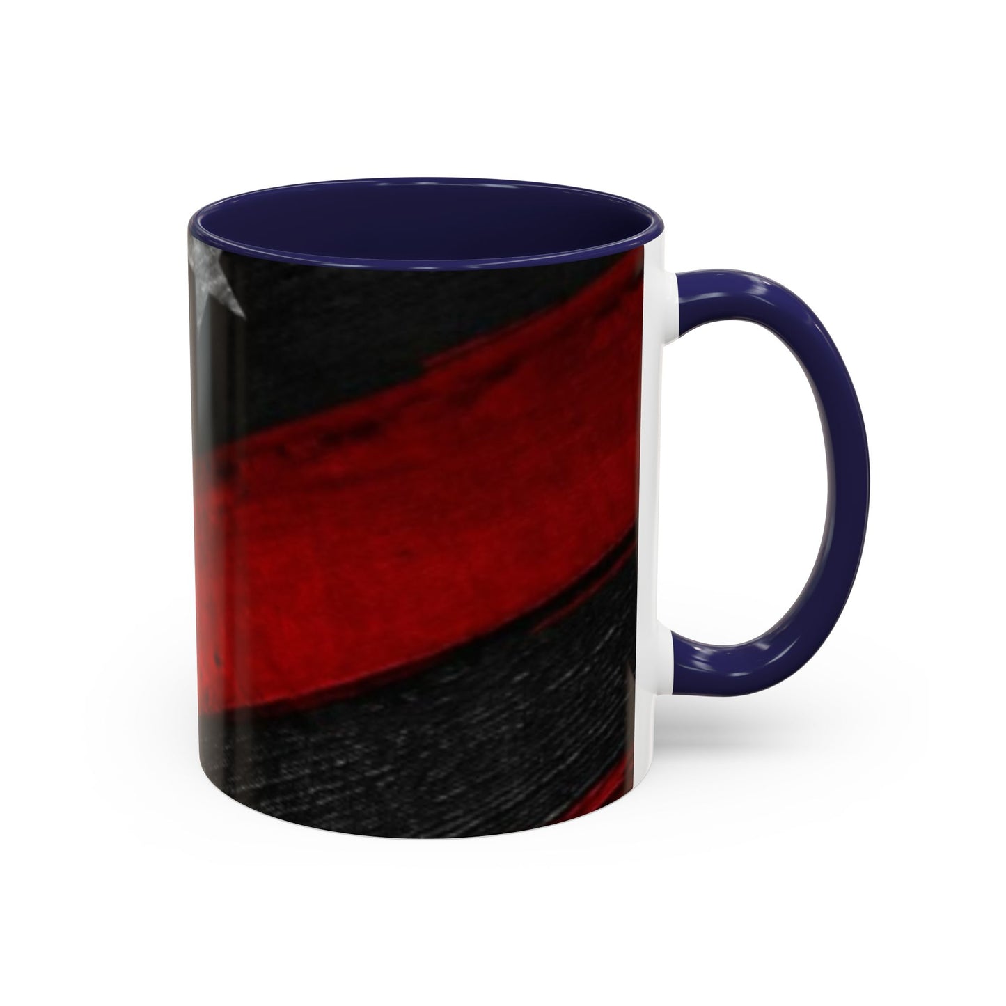 Red & Blue USA Flag Coffee Mug | Perfect Gift for Patriots, Home Decor, Father's Day, Coffee Lovers, Art Enthusiasts