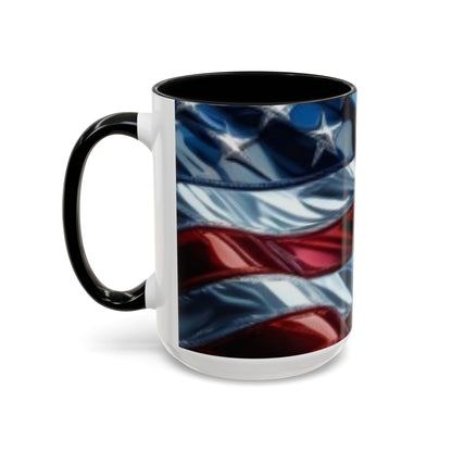 USA Flag Coffee Mug | Perfect Gift for Patriots, Home Decor, Father's Day, Coffee Lovers, Art Enthusiasts