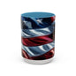 USA Flag Coffee Mug | Perfect Gift for Patriots, Home Decor, Father's Day, Coffee Lovers, Art Enthusiasts