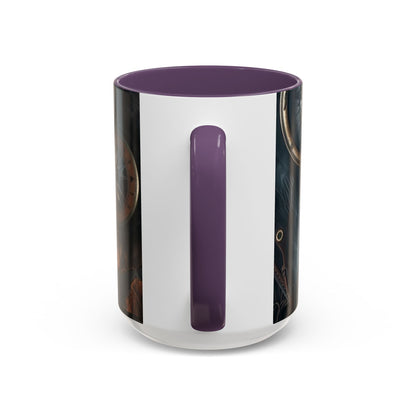 Compasses and Map Themed Coffee Mug, Traveler Gift, Adventure Mug, Wanderlust Mug, Explorer Cup, Camping Mug, Unique Map Mug
