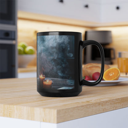 Candle Mist Mug, 15oz - Coffee Cup For Relaxing Vibes