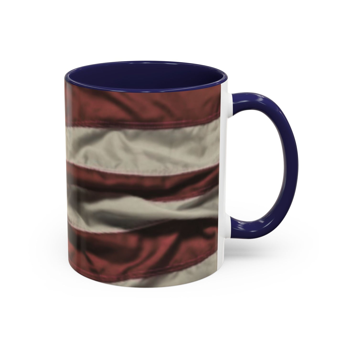 Wrinkled USA Flag Coffee Mug | Perfect Gift for Patriots, Home Decor, Father's Day, Coffee Lovers, Art Enthusiasts