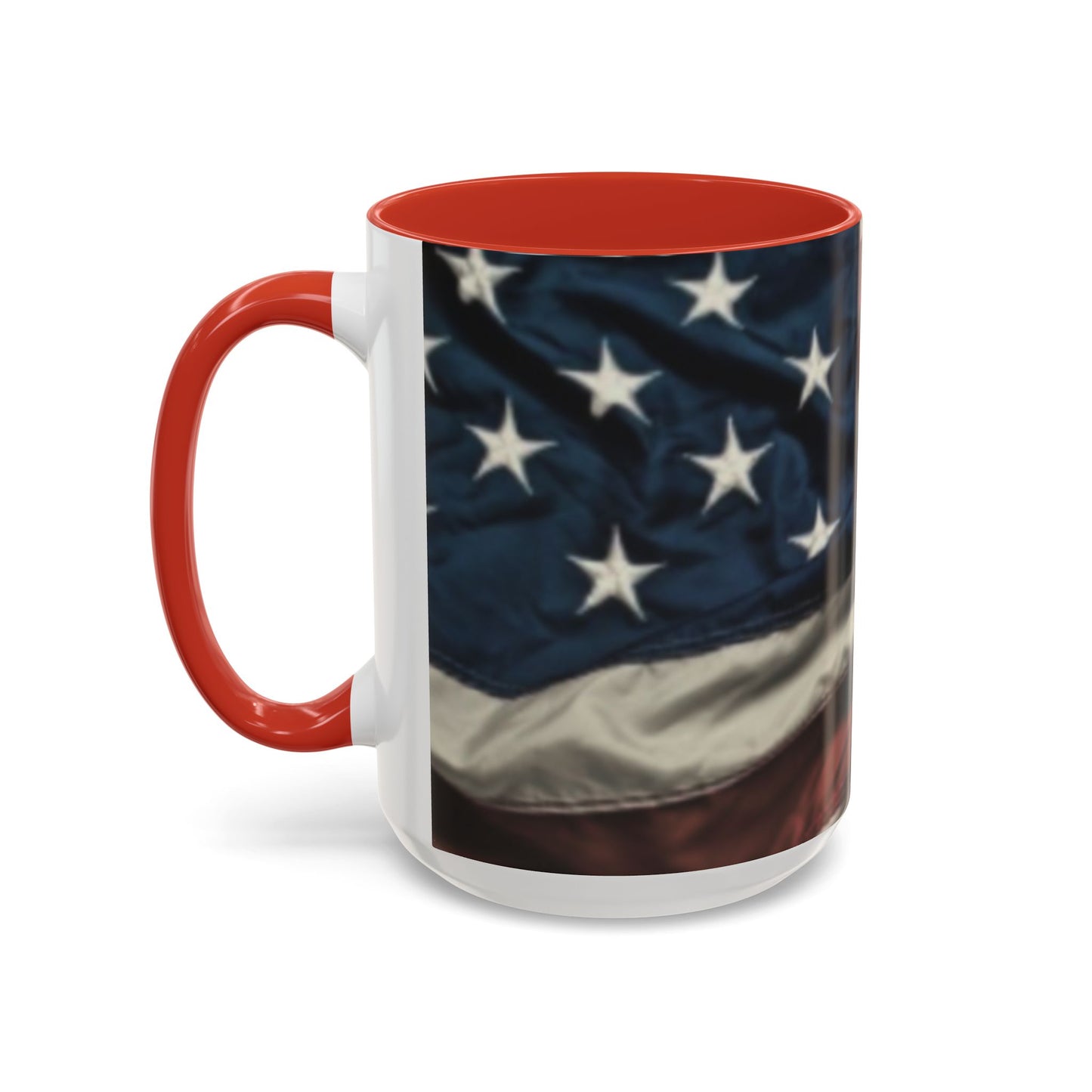 Wrinkled USA Flag Coffee Mug | Perfect Gift for Patriots, Home Decor, Father's Day, Coffee Lovers, Art Enthusiasts