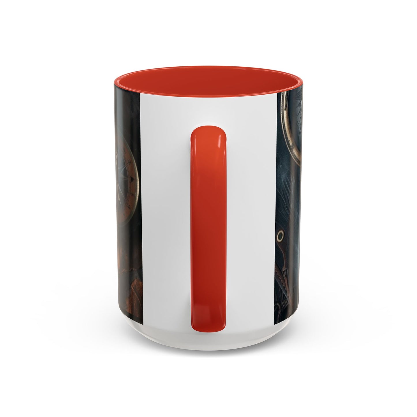 Compasses and Map Themed Coffee Mug, Traveler Gift, Adventure Mug, Wanderlust Mug, Explorer Cup, Camping Mug, Unique Map Mug