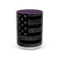 Black USA Flag Coffee Mug | Perfect Gift for Patriots, Home Decor, Father's Day, Coffee Lovers, Art Enthusiasts
