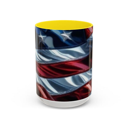 USA Flag Coffee Mug | Perfect Gift for Patriots, Home Decor, Father's Day, Coffee Lovers, Art Enthusiasts