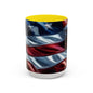 USA Flag Coffee Mug | Perfect Gift for Patriots, Home Decor, Father's Day, Coffee Lovers, Art Enthusiasts