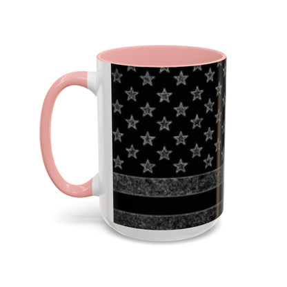 Black USA Flag Coffee Mug | Perfect Gift for Patriots, Home Decor, Father's Day, Coffee Lovers, Art Enthusiasts