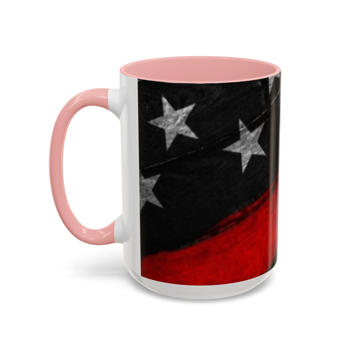 Red & Blue USA Flag Coffee Mug | Perfect Gift for Patriots, Home Decor, Father's Day, Coffee Lovers, Art Enthusiasts