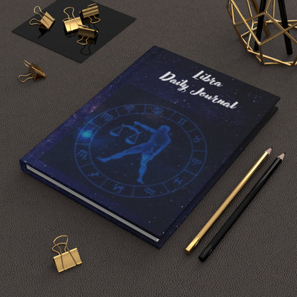 Libra Sign Daily Journal - Hardcover - Astrological Themed Journal for Reflection and Memories