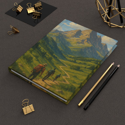 Mountains and Hills Hike Hardcover Journal — Daily Planner & Notebook