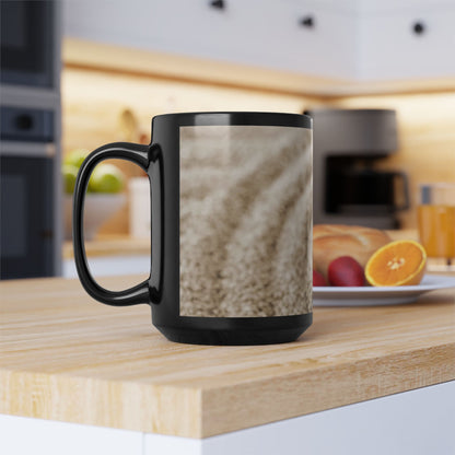 Sand Zen 15oz Black Ceramic Mug — Sand Zen Coffee Cup