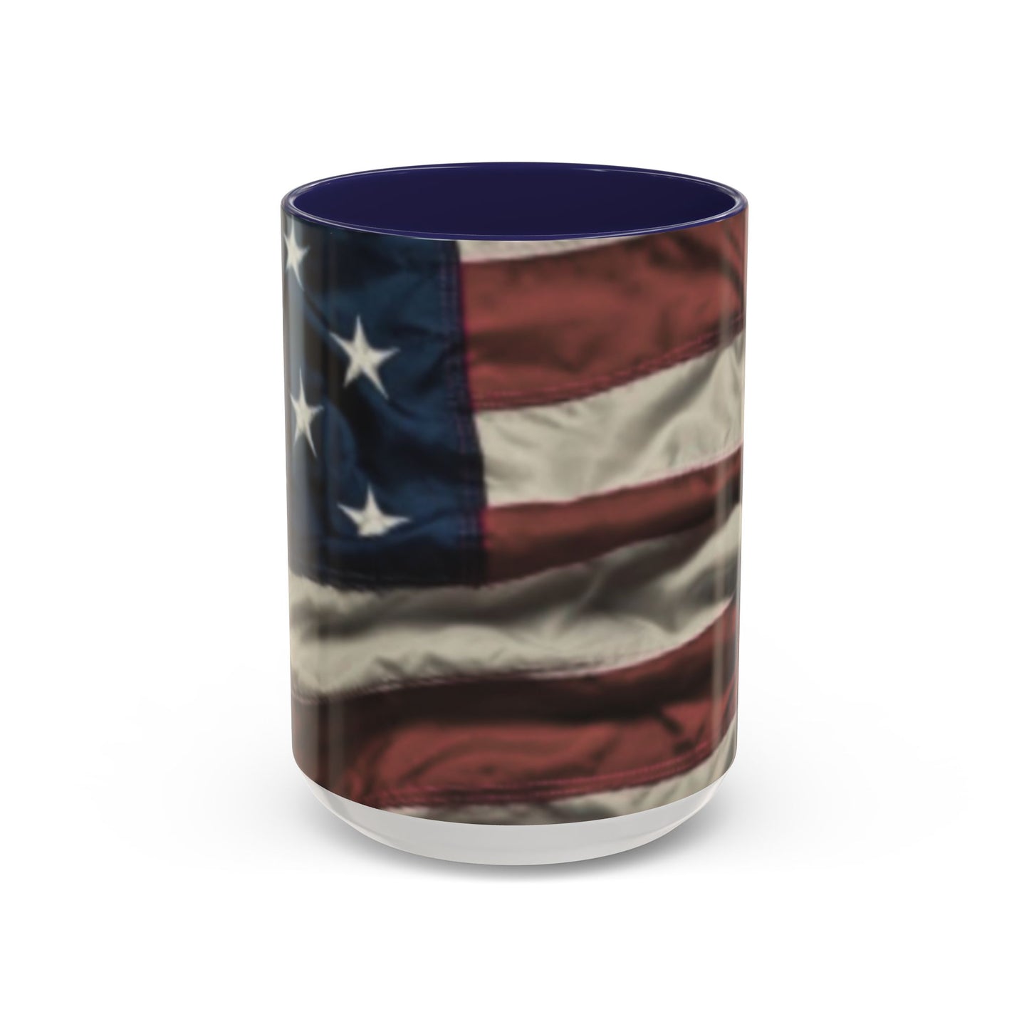 Wrinkled USA Flag Coffee Mug | Perfect Gift for Patriots, Home Decor, Father's Day, Coffee Lovers, Art Enthusiasts