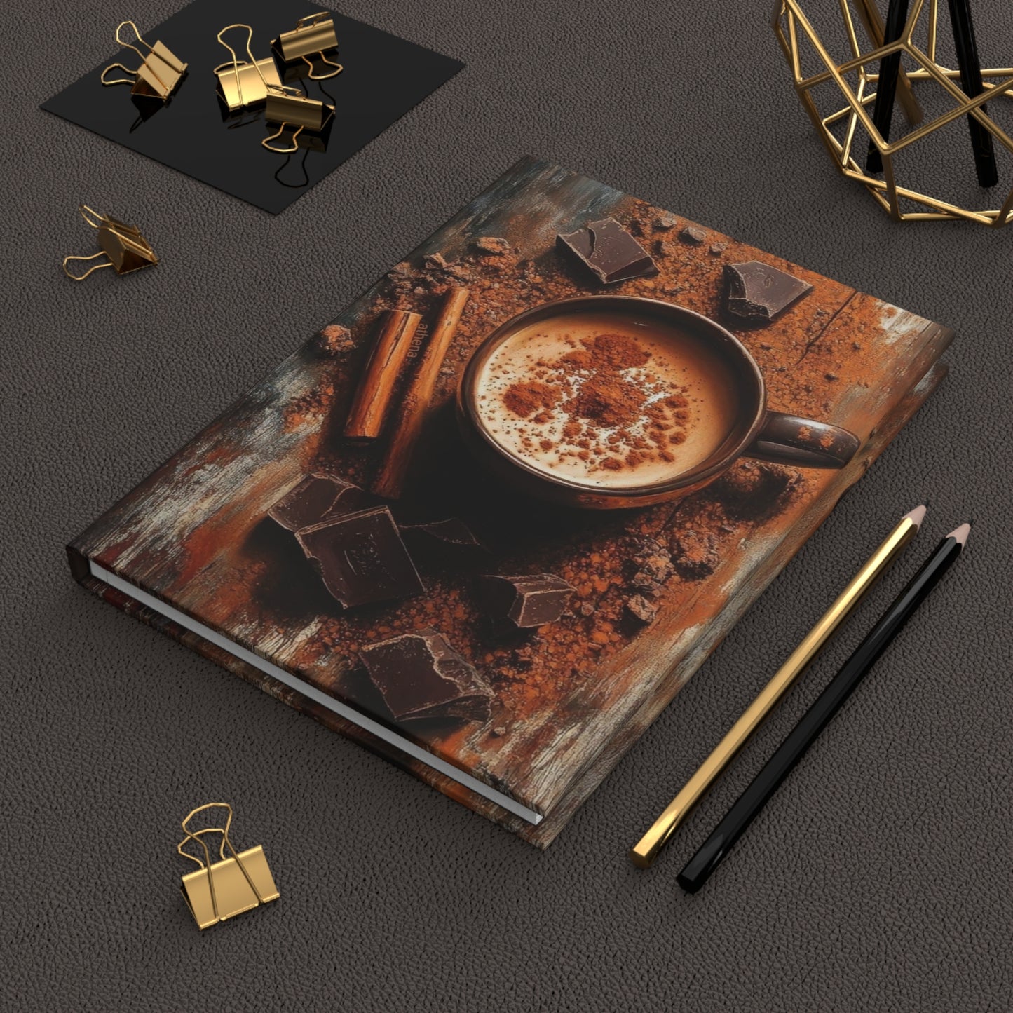 Coffee & Cinnamon Hardcover Journal