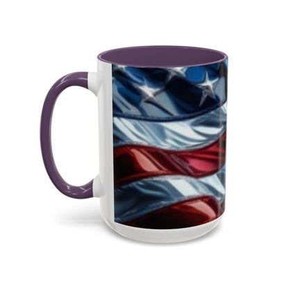 USA Flag Coffee Mug | Perfect Gift for Patriots, Home Decor, Father's Day, Coffee Lovers, Art Enthusiasts