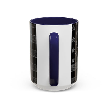 Black USA Flag Coffee Mug | Perfect Gift for Patriots, Home Decor, Father's Day, Coffee Lovers, Art Enthusiasts