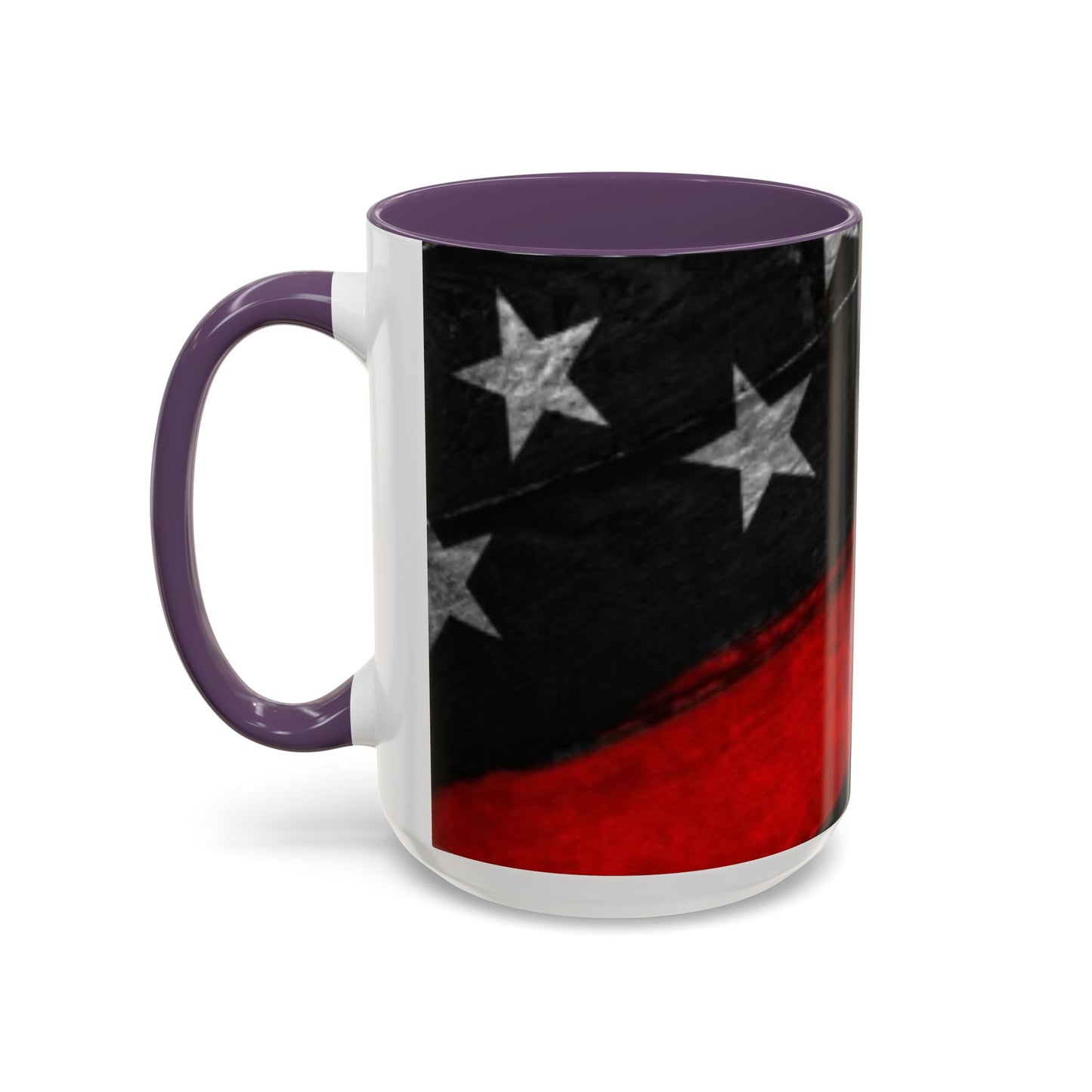 Red & Blue USA Flag Coffee Mug | Perfect Gift for Patriots, Home Decor, Father's Day, Coffee Lovers, Art Enthusiasts