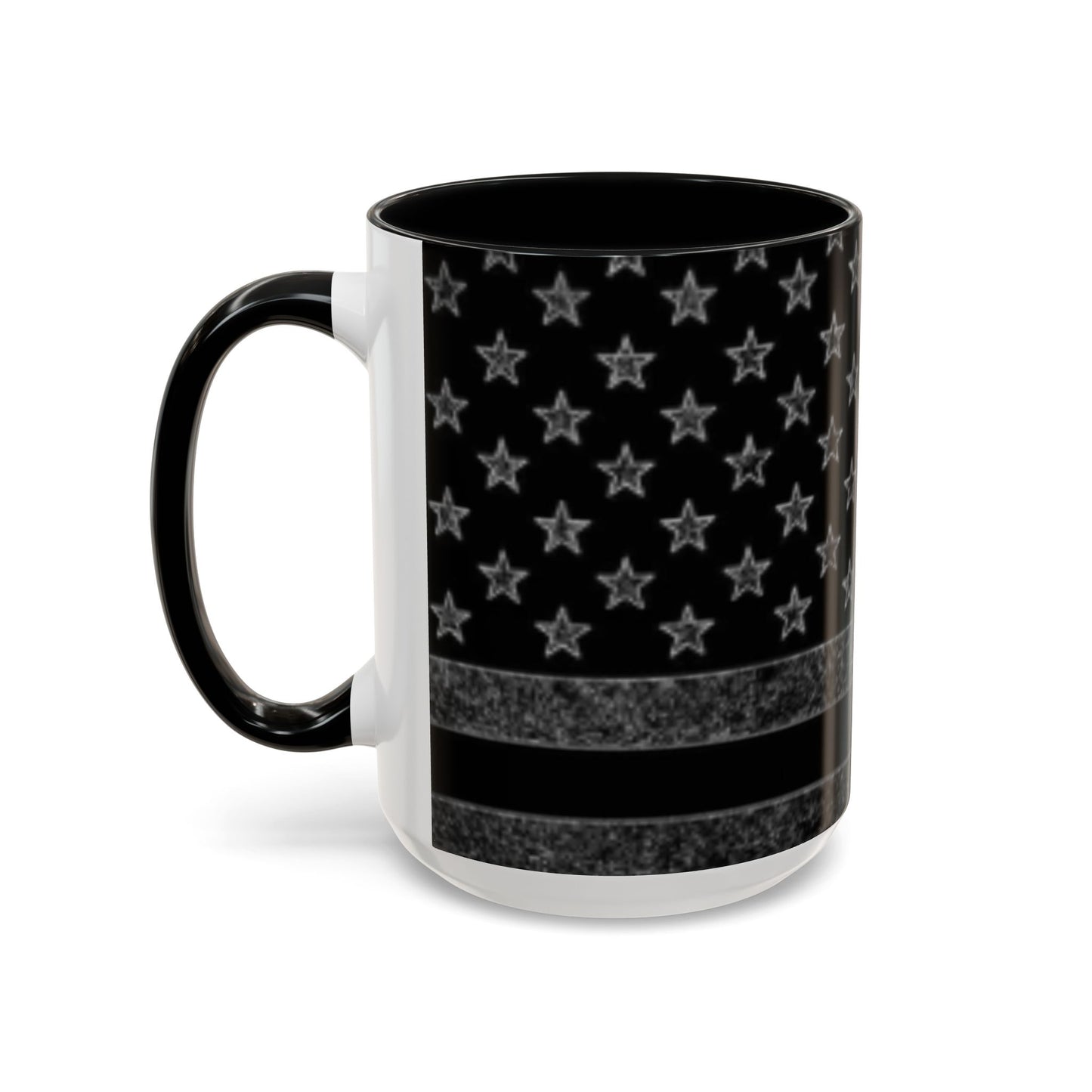 Black USA Flag Coffee Mug | Perfect Gift for Patriots, Home Decor, Father's Day, Coffee Lovers, Art Enthusiasts