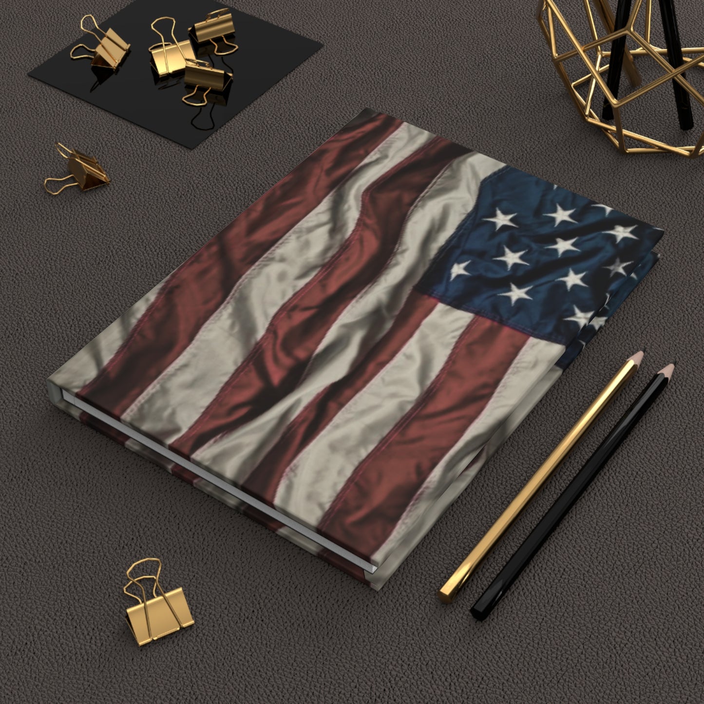 Wrinkled Flag Daily Journal - Hardcover - Your Ultimate Companion for Planning, Reflection, and Personal Growth