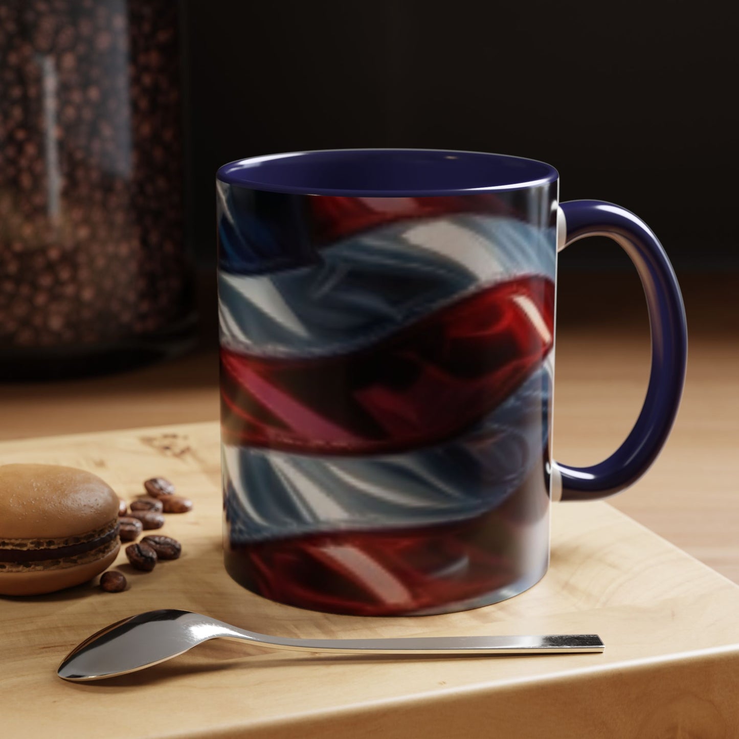 USA Flag Coffee Mug | Perfect Gift for Patriots, Home Decor, Father's Day, Coffee Lovers, Art Enthusiasts