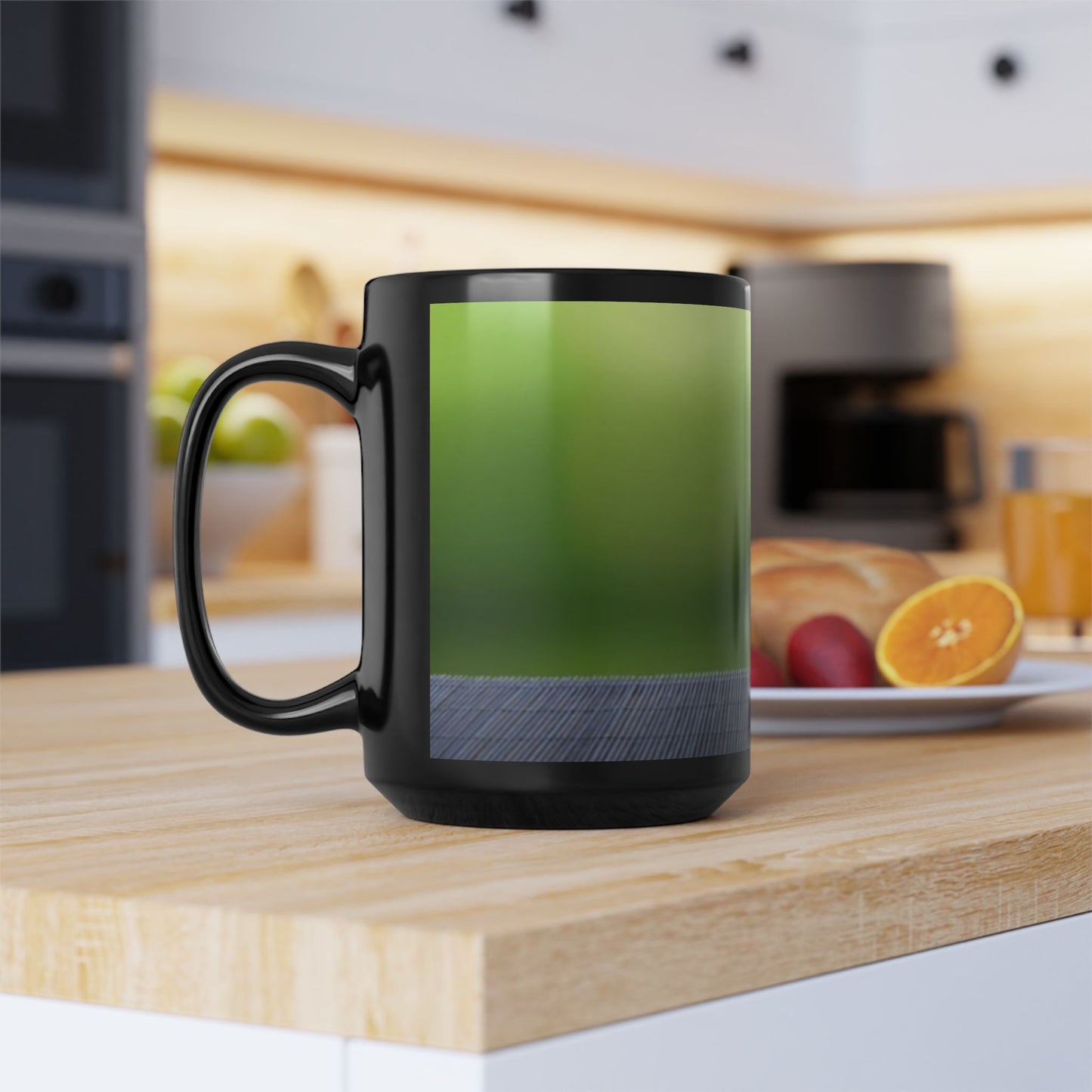 Bamboo Zen 15oz Coffee Mug — Reflection • Gratitude • Growth