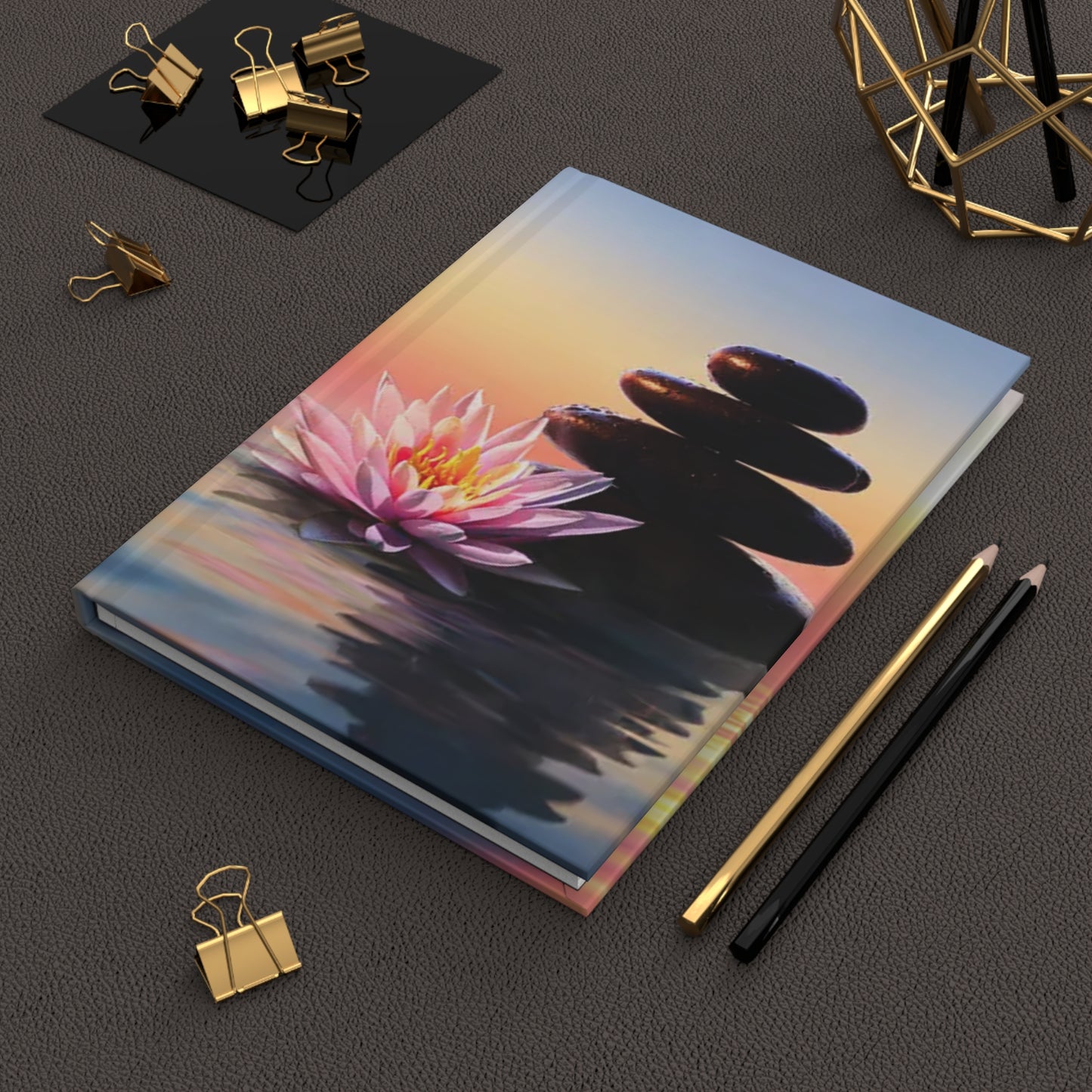 Lotus Flower Daily Journal - Hardcover - Your Ultimate Companion for Planning, Reflection, and Personal Growth