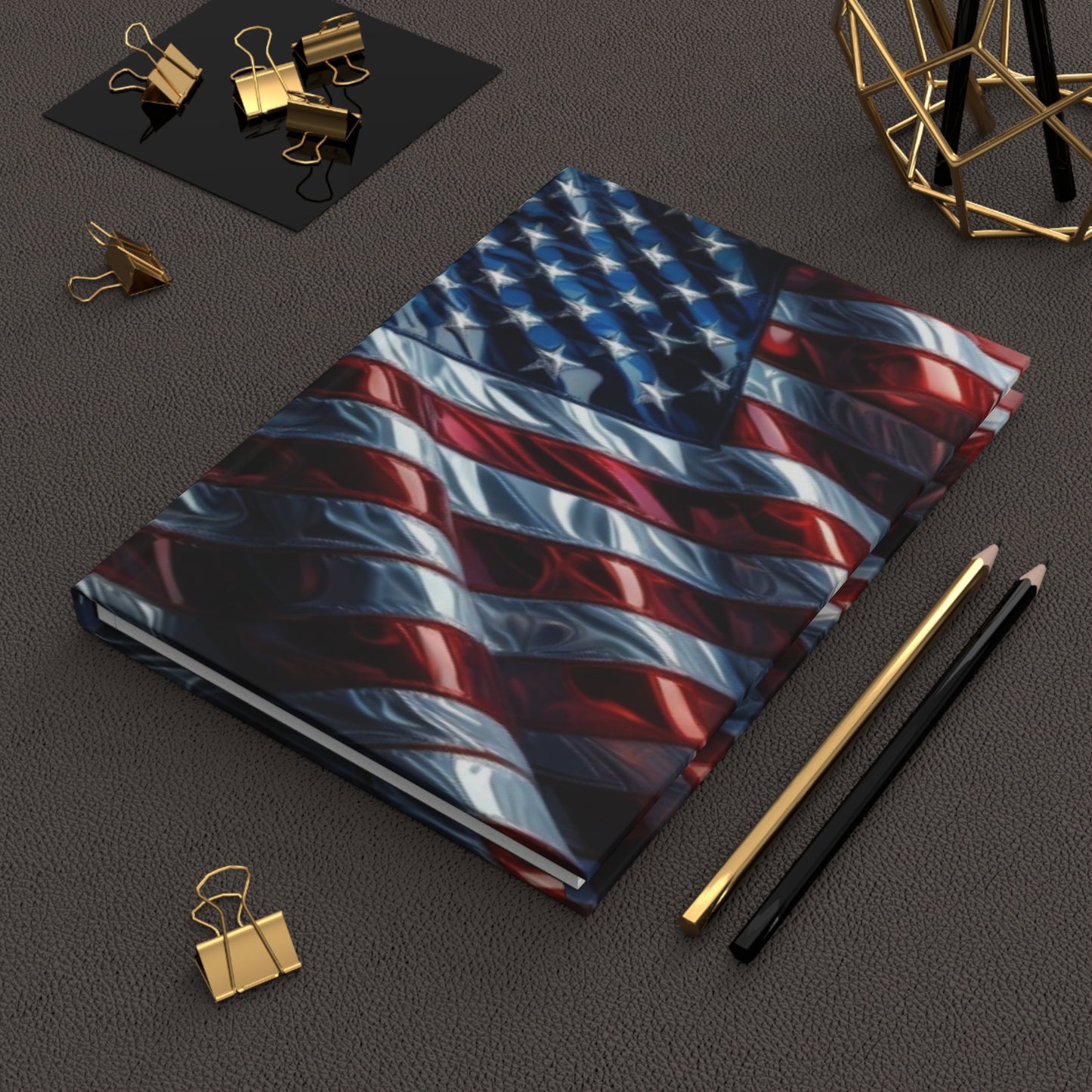 USA Flag Daily Journal - Hardcover - Your Ultimate Companion for Planning, Reflection, and Personal Growth
